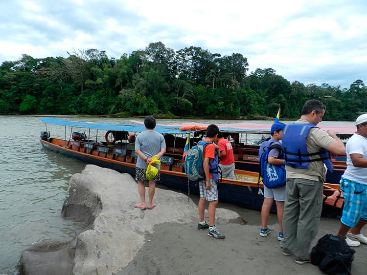 The Napo River is the source of all life in the Ecuadorian Amazon. With origins on the eastern slopes of the central Andes, the Napo River ultimately drains into the Amazon River