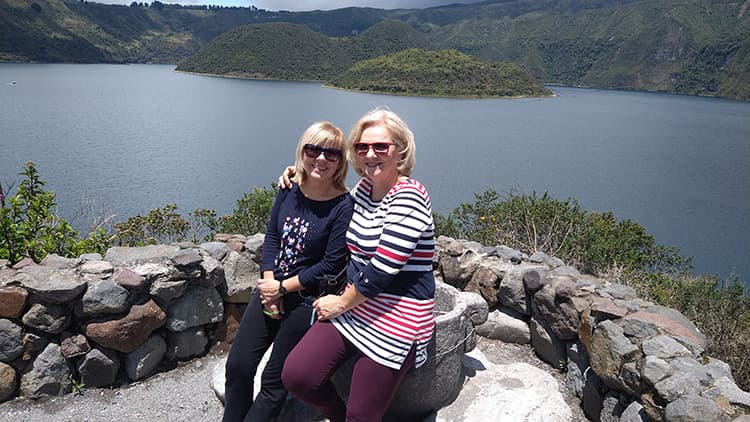 Travel to Ecuador and visit the Cuicocha crater Lake