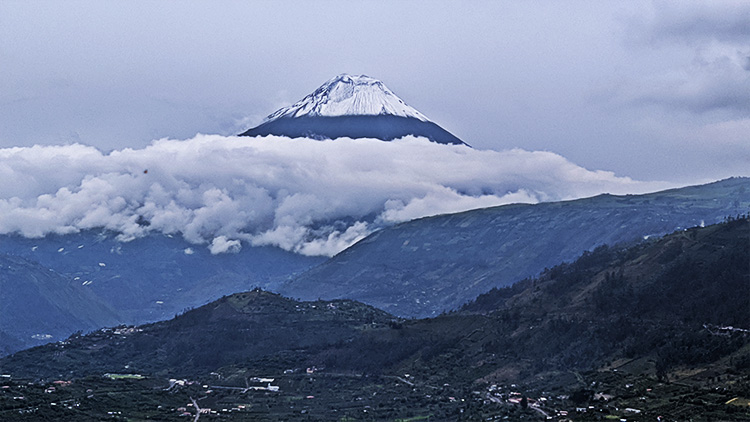 Travel to Ecuador and admire the Tungurahua Volcano