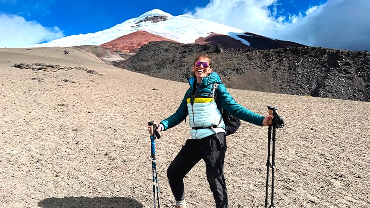Hoke to Cotopaxi refuge during your trip to Ecuador in 10 days